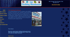 Desktop Screenshot of clothingwarehousewooster.com